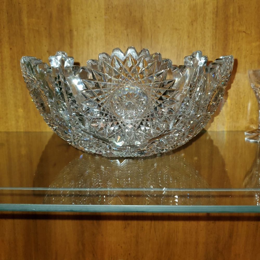 AMERICAN BRILLIANT CUT GLASS